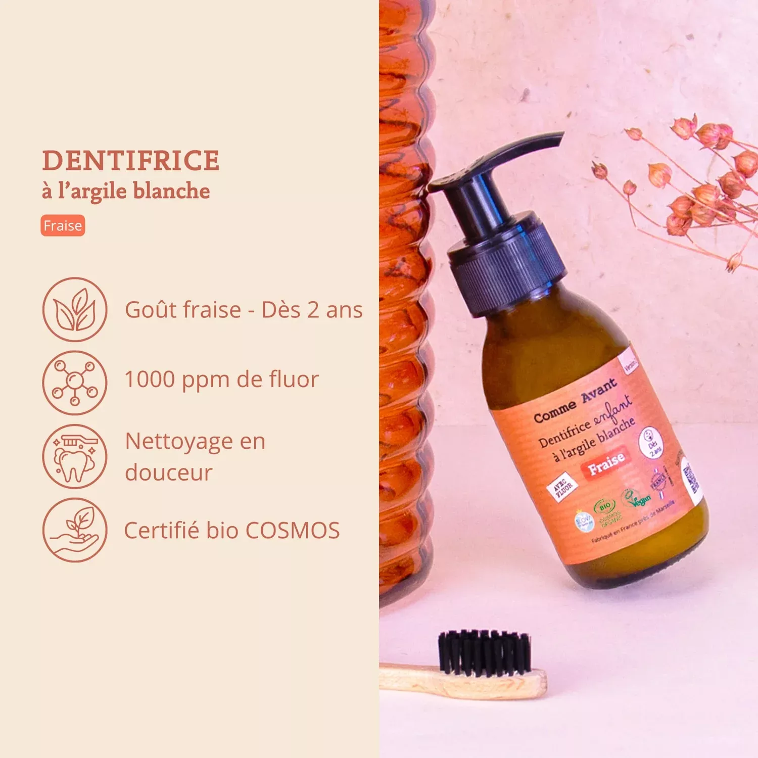 Recharge Dentifrice - Fraise - 180ml