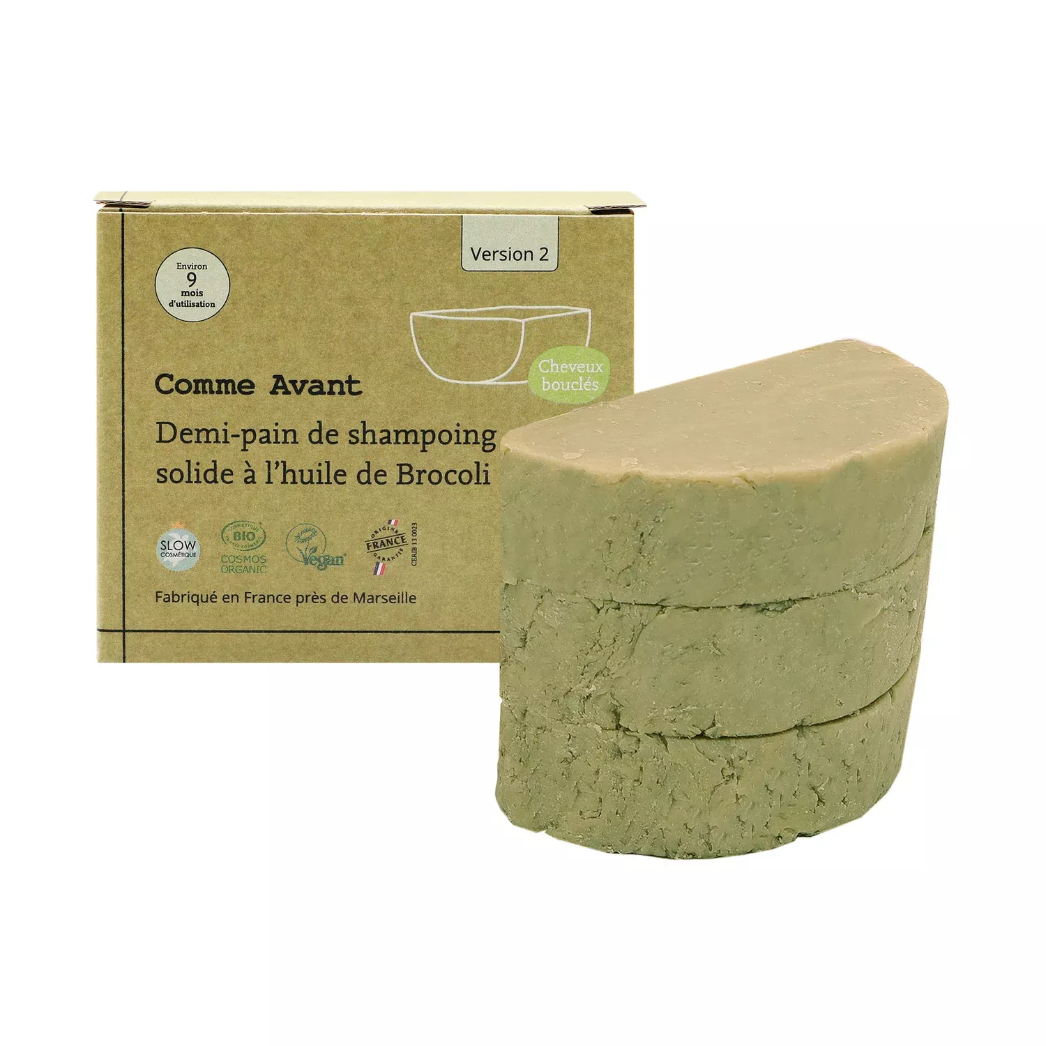 Shampoing demi-pain à l'huile de brocoli - 210gr