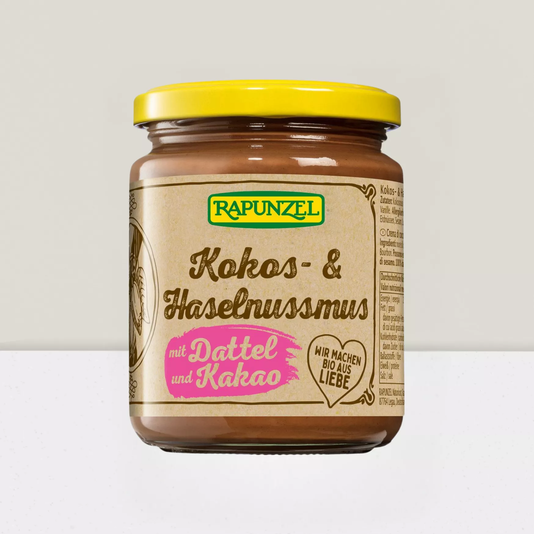 Purée noix de coco et noisettes