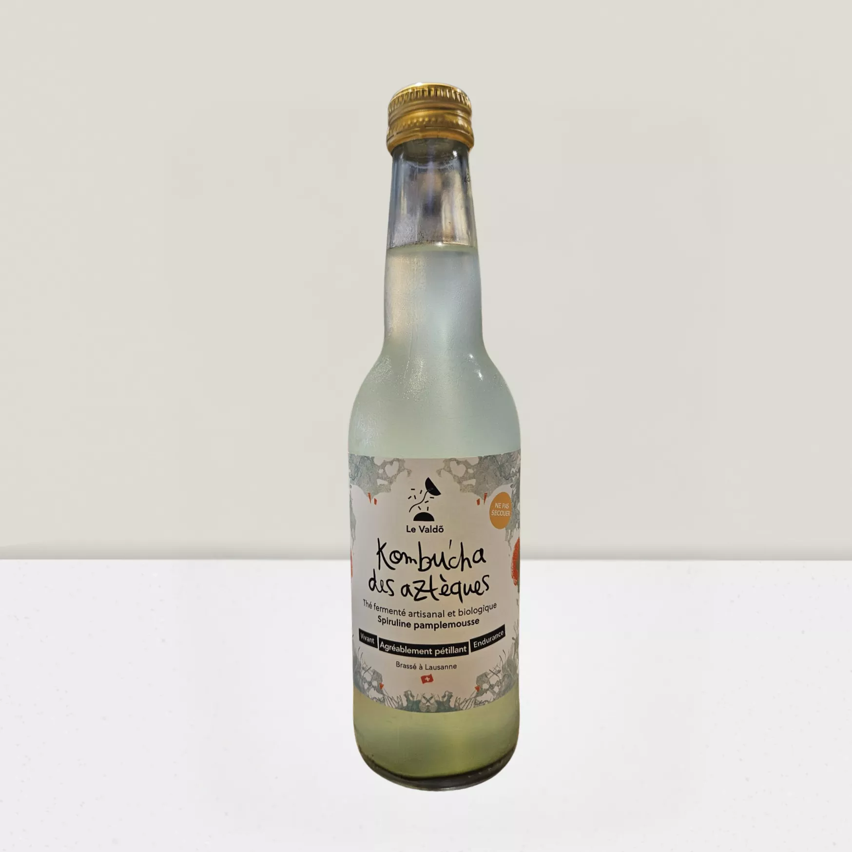 kombucha spiruline pamplemousse