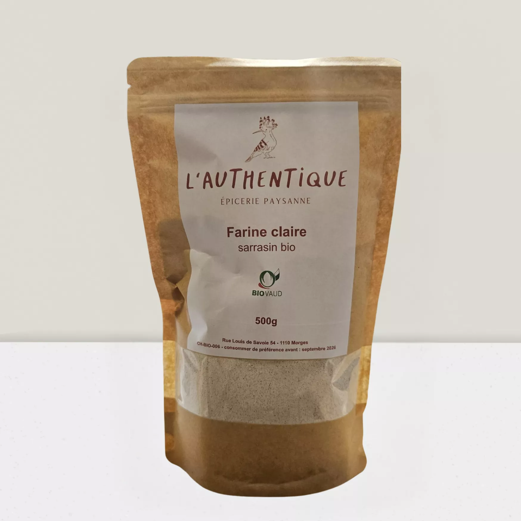 Farine de sarrasin claire 500gr