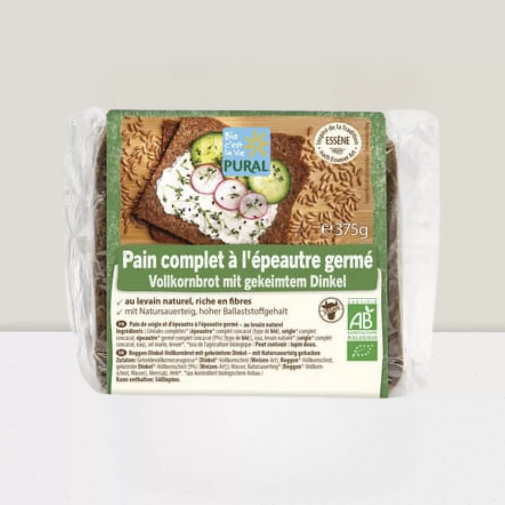 pain complet à l'épeautre