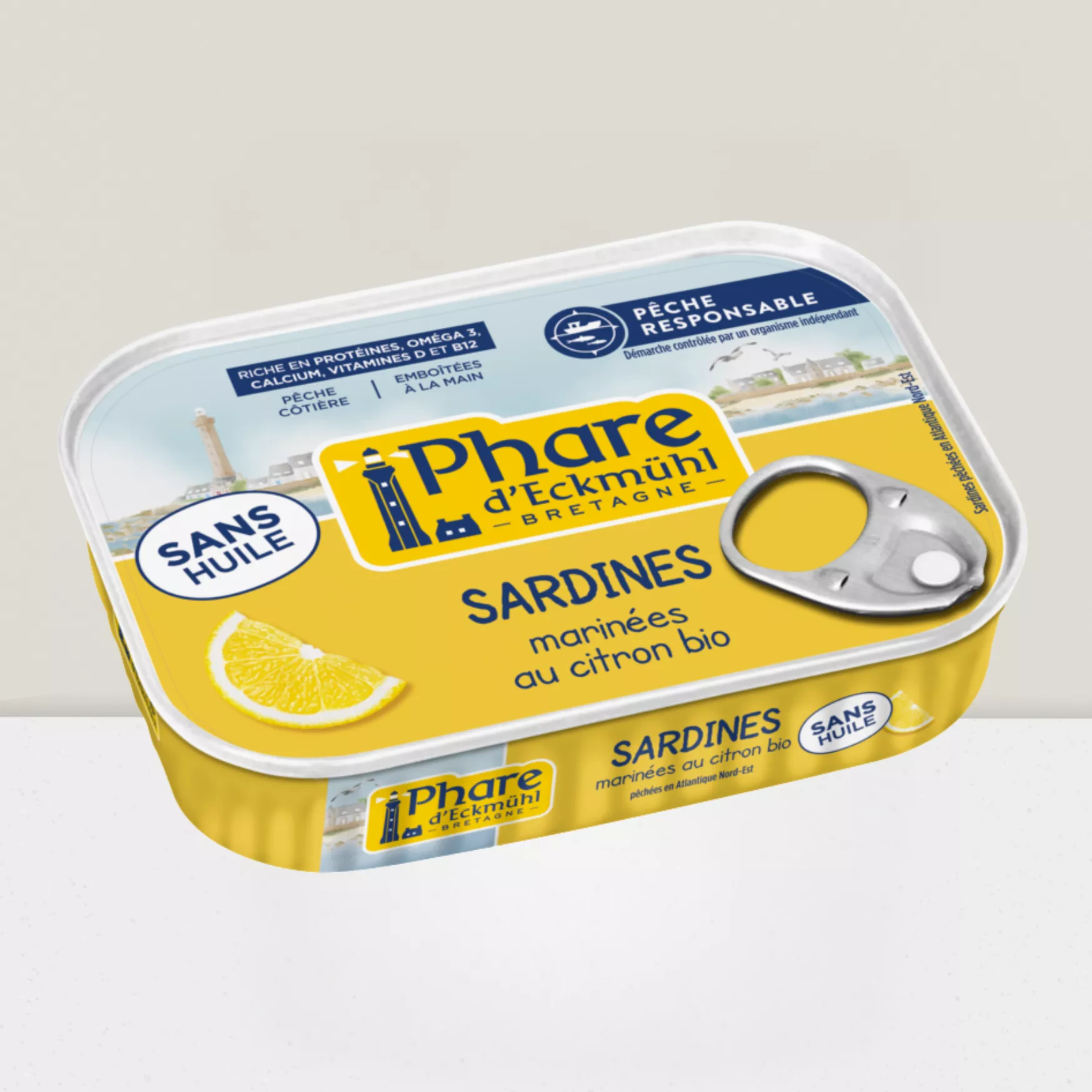 Sardines marinées au citron bio