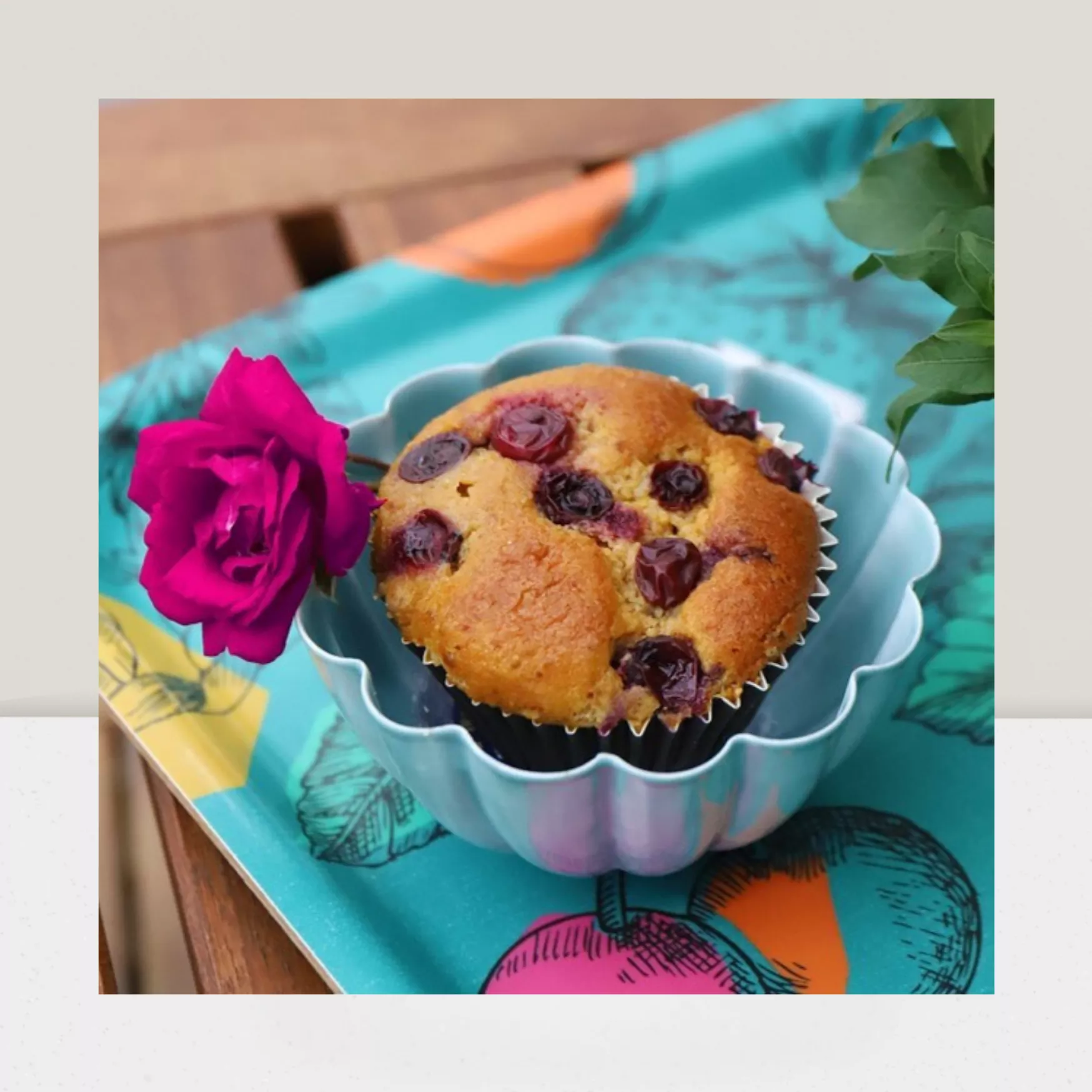 Cake citron myrtille