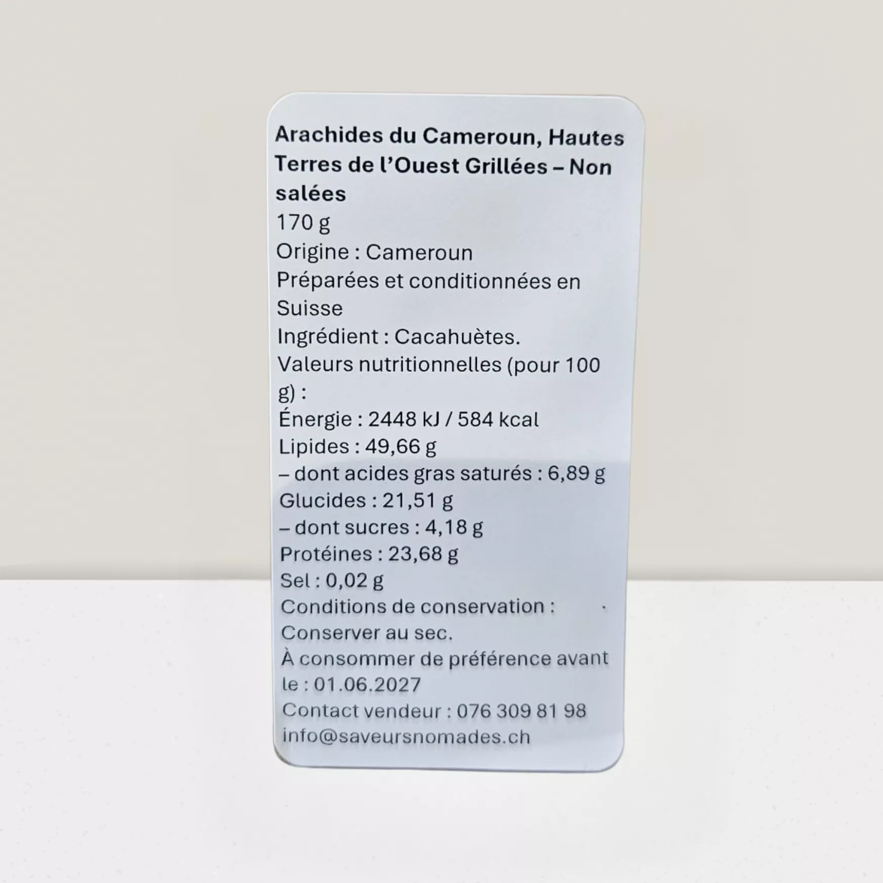 Cacahuètes grillées et salées