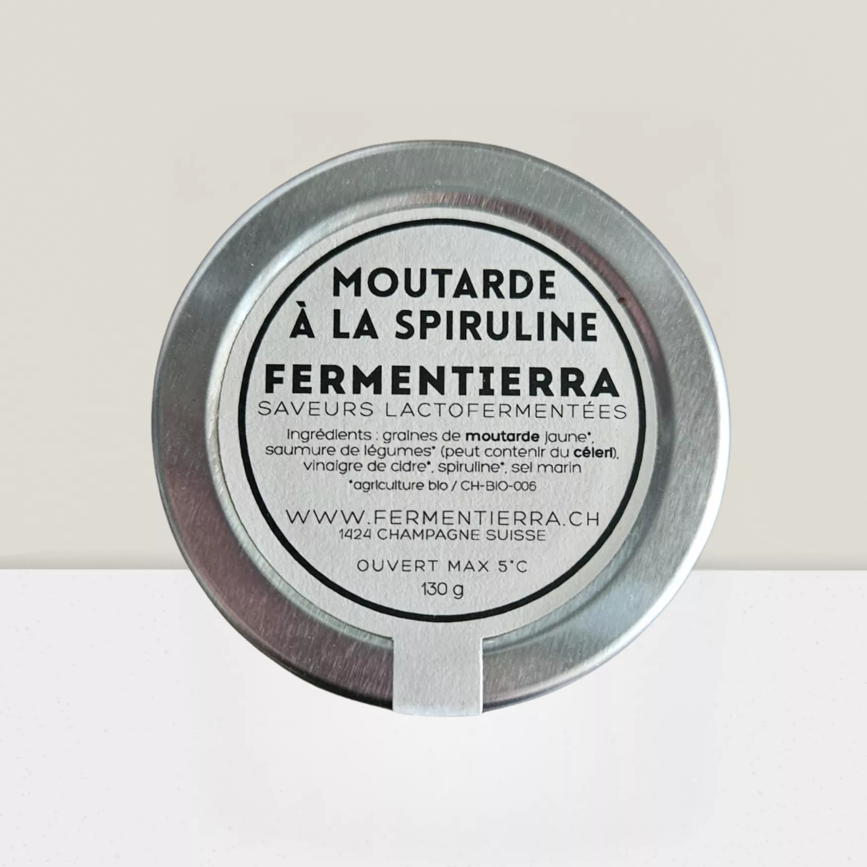 Moutarde à la spiruline
