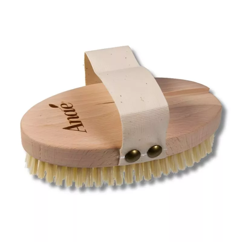 Brosse massage Hêtre et fibre de tampico