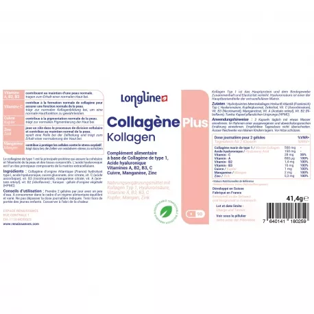 Collagène PLUS - 90 gélules