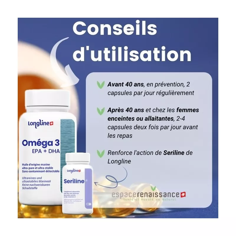 Oméga 3 - 90 capsules